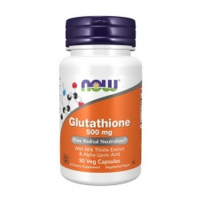 Глутатион NOW Glutathione 500 mg 30 капсул
