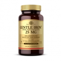 Solgar Gentle Iron 25 mg (Iron Bisglycinate) 180 veg caps