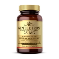 Solgar® Gentle Iron 25 mg (Iron Bisglycinate) 90 veg капсул