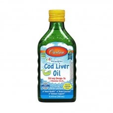 Carlson Labs Kid's Cod Liver Oil Liquid 550 mg wild Norwegian 250 ml (bubble gum)