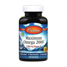 Carlson Labs Maximum Omega 2000 mg 60 softgels