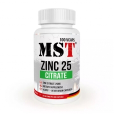 MST Zinc Citrate 25 mg 100 veg капсул