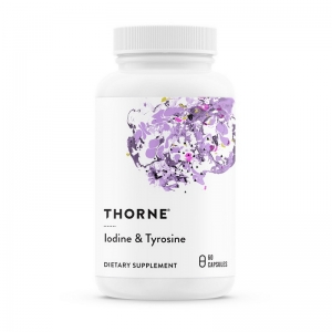 Йодид калия и тирозин ThorneIodine & Tyrosine 60 капсул