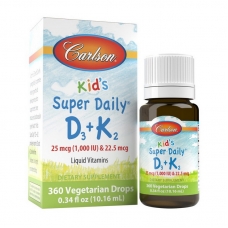 Carlson Labs Kid's Super Daily D3 + K2 1000 IU 10 мл