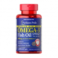 Puritans Pride Omega-3 Fish Oil 1290 mg 120 mini softgels