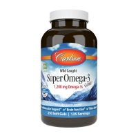 Carlson Labs Super Omega 3 1200 mg Wild Caught 250 softgels