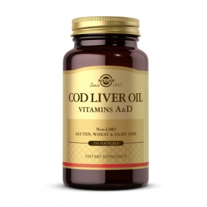 Solgar Cod Liver Oil Vitamins A & D 250 softgels