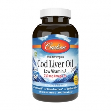 Carlson Labs Cod Liver Oil Low Vitamin A 300 softgels