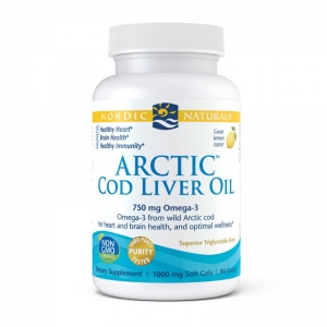 Nordic Naturals Arctic Cod Liver Oil 750 mg 90 softgels