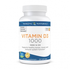 Nordic Naturals Vitamin D3 1000 IU 120 softgels