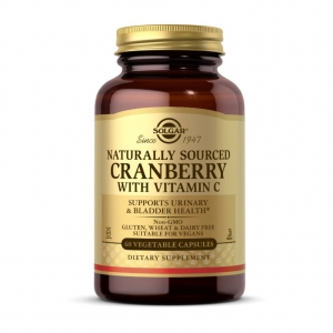 Solgar Cranberry with Vitamin C Naturally Sourced 60 veg caps