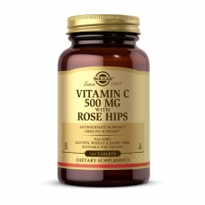 Solgar Vitamin C 500 mg with Rose Hips (100 tabs)