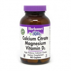 Bluebonnet Nutrition Calcium Citrate Magnesium Vitamin D3 90 caplets