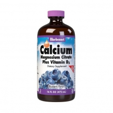 Bluebonnet Nutrition Calcium, Magnesium Citrate Plus Vitamin D3 472 ml