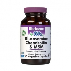 Bluebonnet Nutrition Glucosamine Chondroitin & Msm 60 veg caps