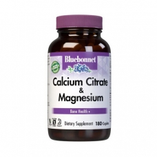 Bluebonnet Nutrition Calcium Citrate plus Magnesium 180 caps