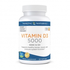 Nordic Naturals Vitamin D3 5000 IU (125 mcg) 120 softgels
