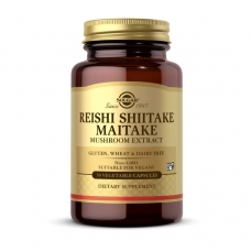 Solgar Reishi Shiitake Maitake Mushroom Extract 50 veg caps