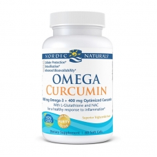 Nordic Naturals Omega Curcumin 1000 mg Omega-3 + Curcumin 60 softgels