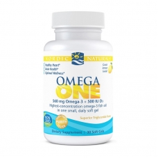 Nordic Naturals Omega One 560 mg Omega-3 + D3 30 softgels
