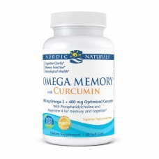 Nordic Naturals Omega Memory with Curcumin 1000 mg Omega-3 60 softgels