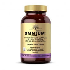 Solgar® Omnium® 180 таблеток (мультивитамины омниум от солгар)