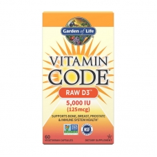 Garden Of Life Vitamin Code Raw D3 5000 IU (125 mcg) 60 veg капсул