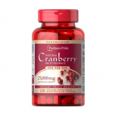 Puritan's Pride Cranberry Extract 25 000 mg 120 капсул (экстракт ягод клюквы)