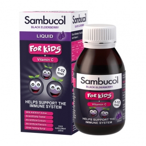 Sambucol Kids Liquid + Vitamin C 230 ml (экстракт черной бузины)