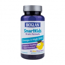 Bioglan SmartKids Brain Formula Omega-3 High DHA 30 chew капсул (детская Омега 3)