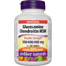 Webber Naturals® Glucosamine Chondroitin MSM 120 таблеток