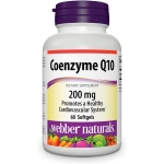 Webber Naturals Coenzyme Q10 200 mg 60 softgels