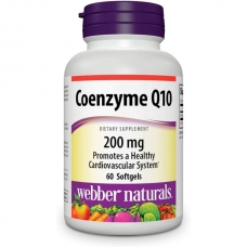Webber Naturals Coenzyme Q10 200 mg 60 softgels