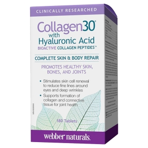 Webber Naturals Collagen30 with Hyaluronic Acid Verisol® 180 таблеток