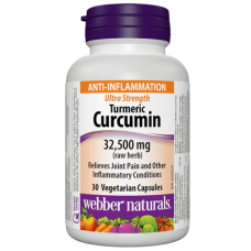 Webber Naturals Turmeric Curcumine 32,500 mg 30 капсул