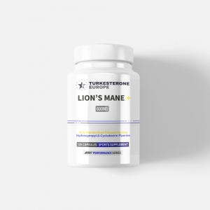 Turkesterone Europe® Lion's Mane+ (Hericium) 30% Polysaccharides with HydroPerine™ 120 капсул