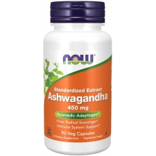Now Ashwagandha 450 mg 90 капсул (Ашваганда)