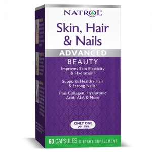 Биотин Natrol® Skin Hair Nails 60 капсул