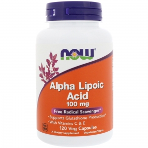 Now Alpha Lipoic Acid 100 mg 120 капсул