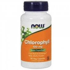 Хлорофилл NOW Chlorophyll 100 mg 90 капсул