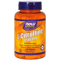 Аминокислота Now L-Citrulline 1200 mg 120 таблеток (Цитруллин)