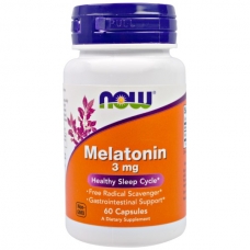 Мелатонин Now Melatonin 3 mg 60 капсул