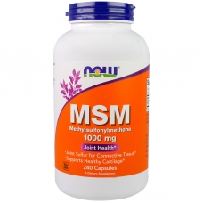 NOW MSM 1000 mg 240 капсул