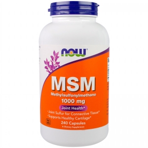 NOW MSM 1000 mg 240 капсул