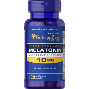 Puritans Pride Melatonin 10 mg 120 капсул