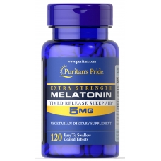 Puritans Pride Melatonin 5 mg 120 таблеток