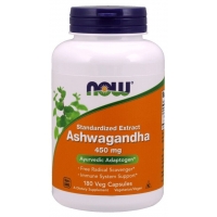 Now Ashwagandha 450 mg 180 капсул (Ашваганда)