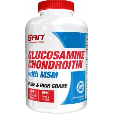 SAN	Glucosamine Chondroitin with MSM 180 таблеток (Для суставов и связок)