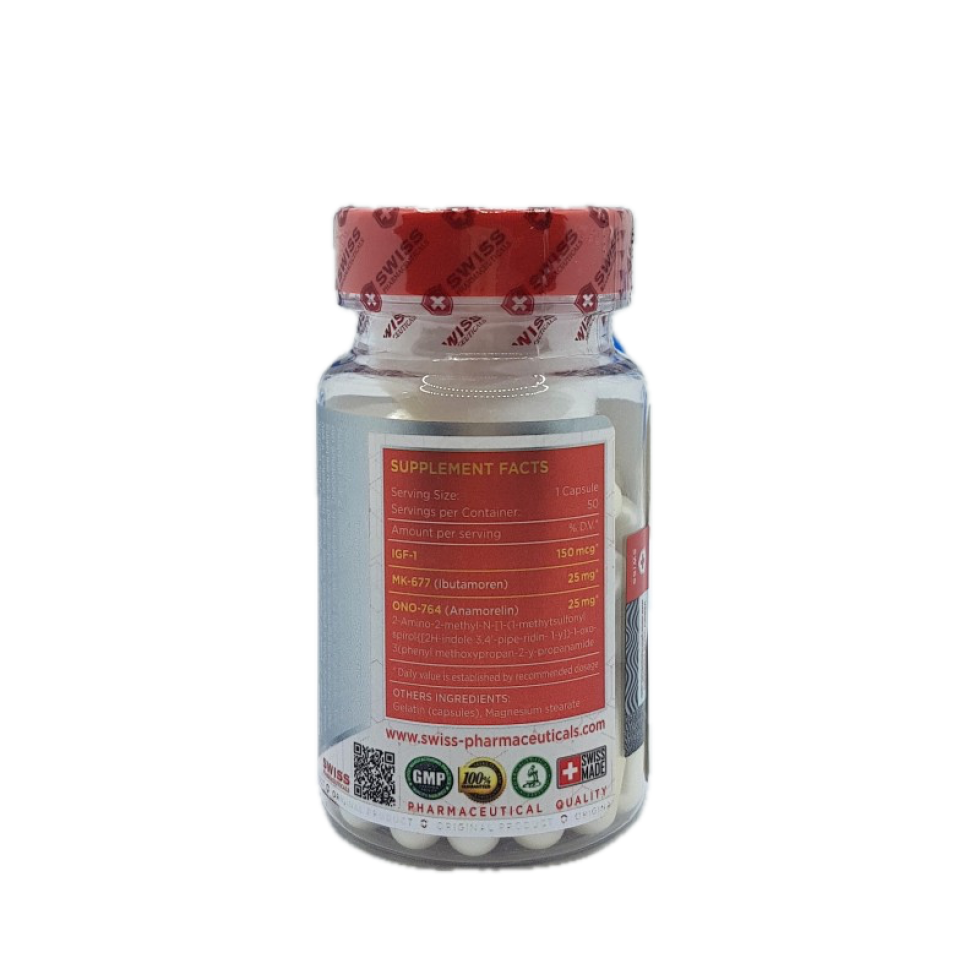Swiss Pharmaceuticals RX-GH Pro 50 капсул (Mix 6 Sarm)