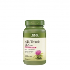 GNC Herbal Plus® Milk Thistle 1300 mg 120 таблеток Экстракт расторопши 